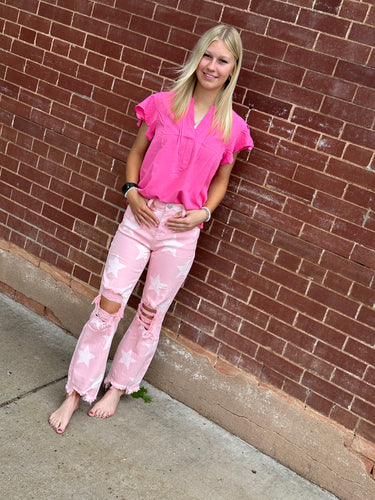 Pink Star Jeans