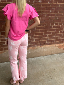 Pink Star Jeans