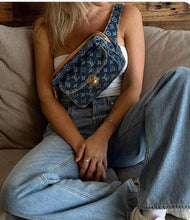 Load image into Gallery viewer, Denim Bumbag￼